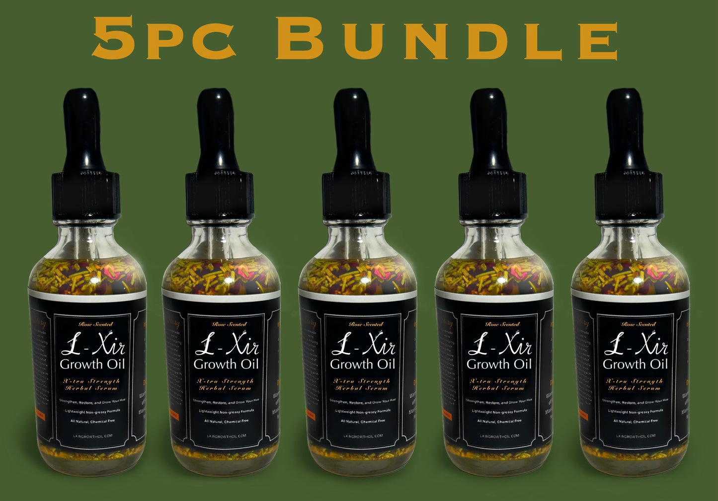 X-tra Strength Herbal Serum 5 piece Bundle