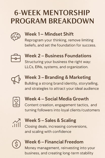 6 Figure Mentorship Course