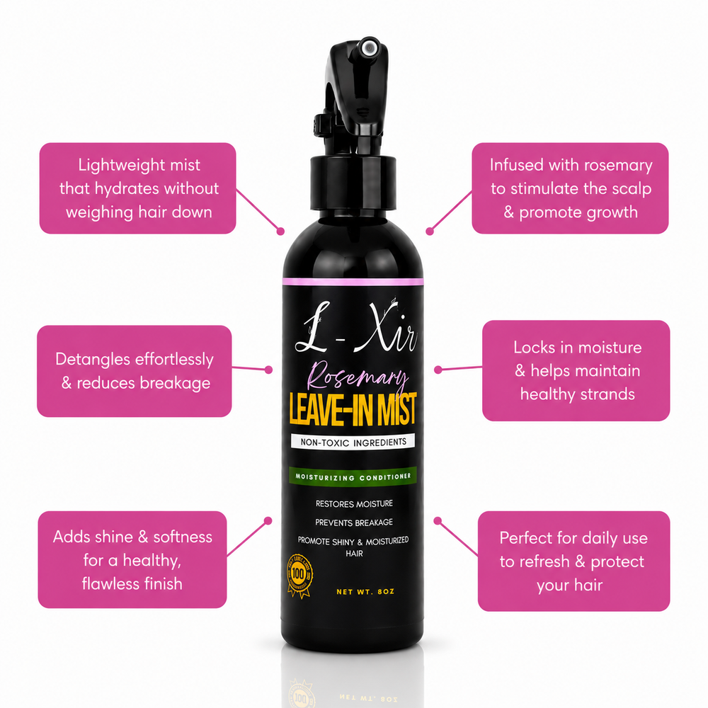 Rosemary Leave - In Hair Mist ( Length Retention / Hair Growth)