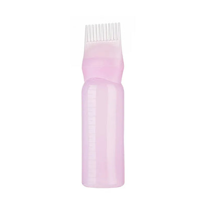 New Hair Dye Bottle Shampoo Hair Coloring Dyestuff Applicator Bottle with Comb Teeth Hair Dye Bottle Applicator Hair Coloring To