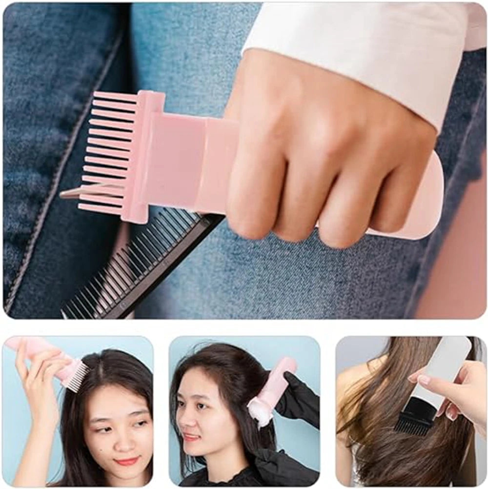 New Hair Dye Bottle Shampoo Hair Coloring Dyestuff Applicator Bottle with Comb Teeth Hair Dye Bottle Applicator Hair Coloring To